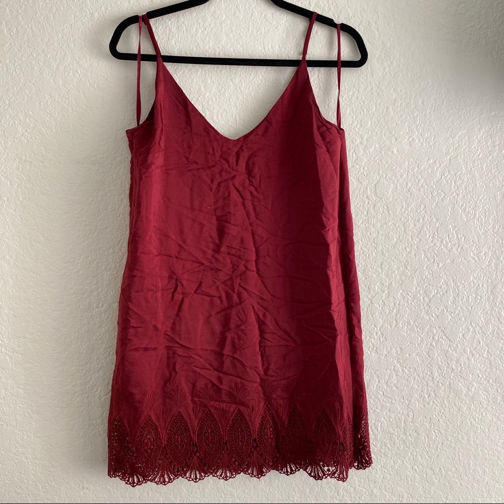 Honey Belle Lace Detail Tank Dress